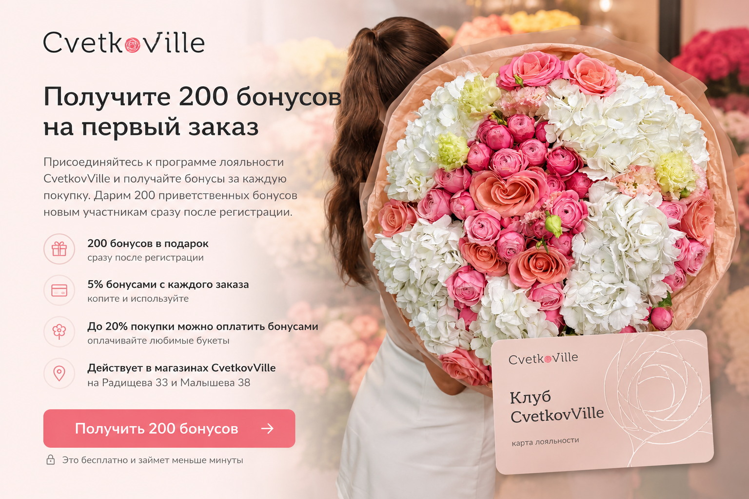 Программа лояльности CvetkovVille