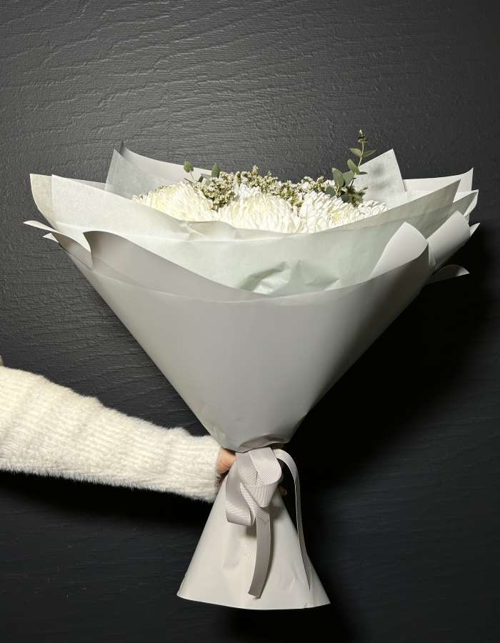 Букет из хризантем сорта"Антонов" Мотивы Осени