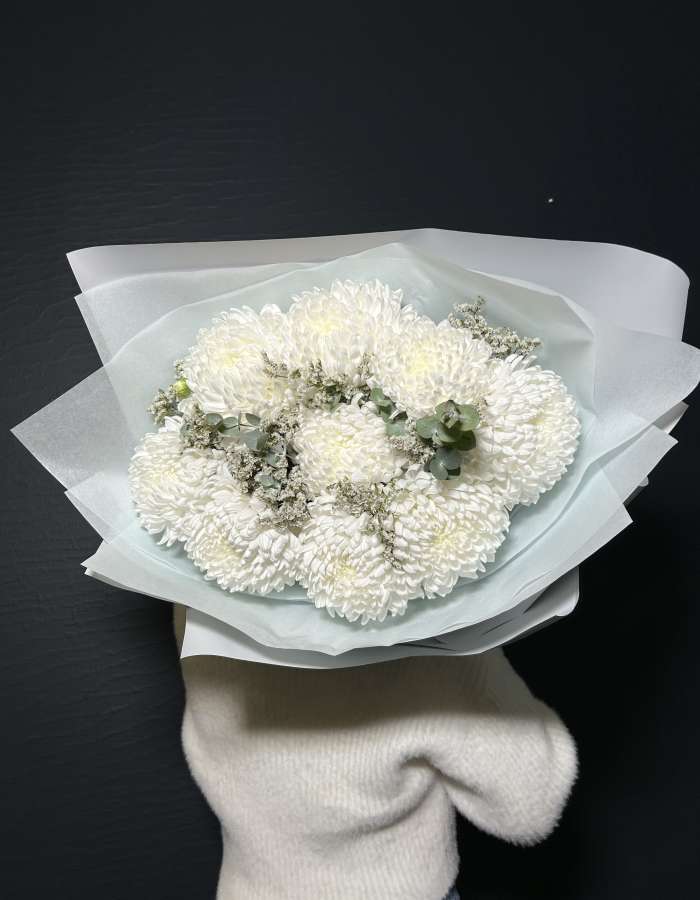 Букет из хризантем сорта"Антонов" Мотивы Осени