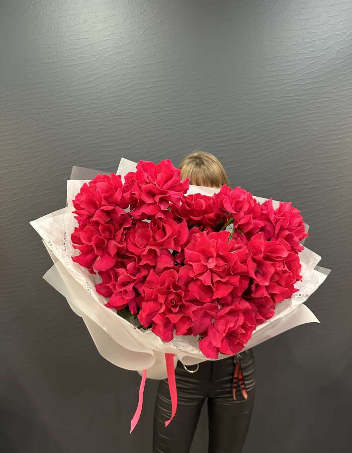 Букет из французских роз сорта Гоча(Gotcha) "Невесомость"