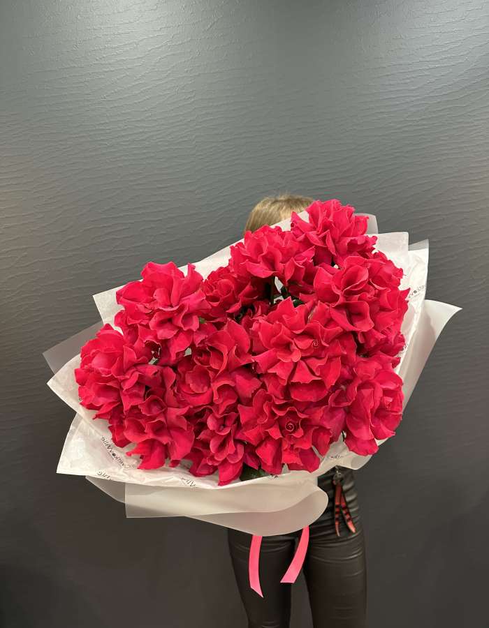 Букет из французских роз сорта Гоча(Gotcha) "Невесомость"