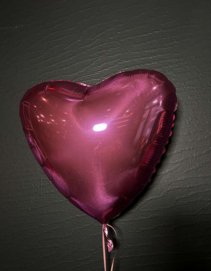 Шар с гелием Сердце Красное