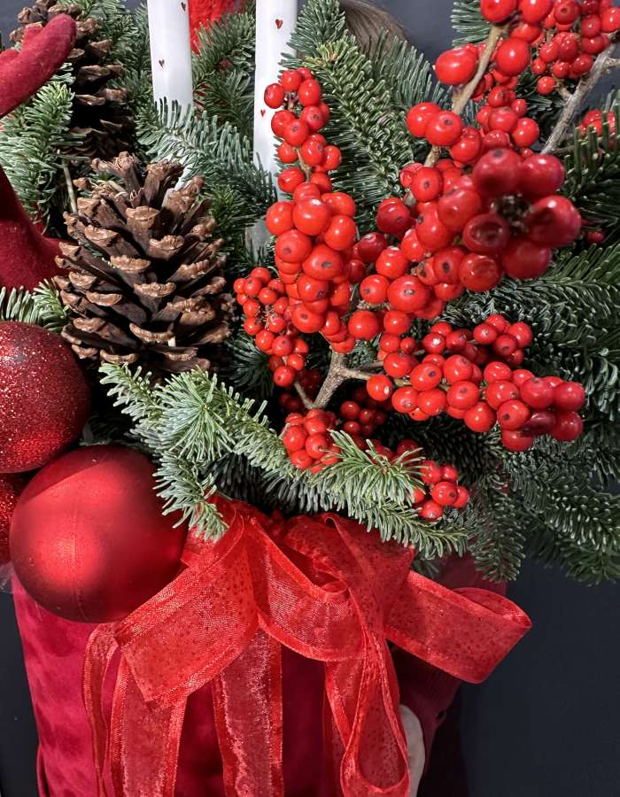 Ящик с нобилисом и свечами "Вечер у камина"