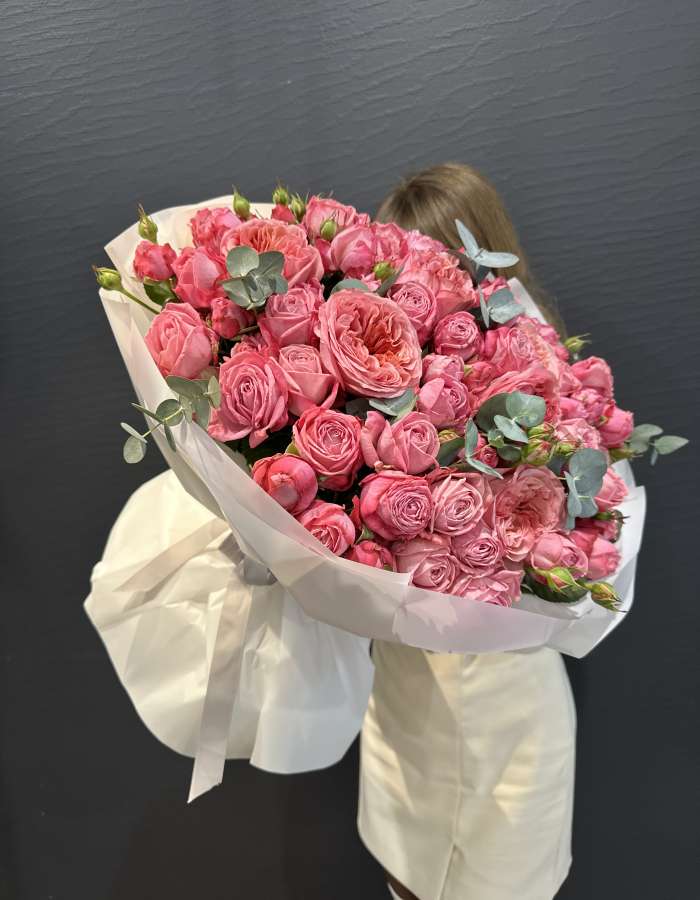 Букет из роз сорта Кэнди Экспрешн(Candy Xpression) "Тиффани"