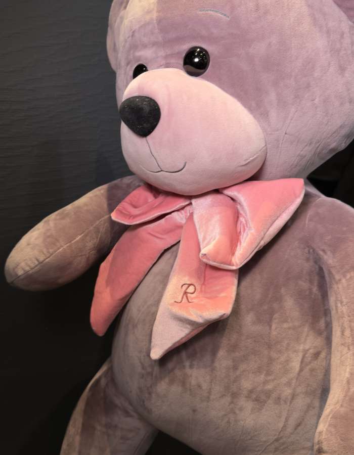 Мягкая Игрушка, Мишка Ронни с Бантом, 70 см