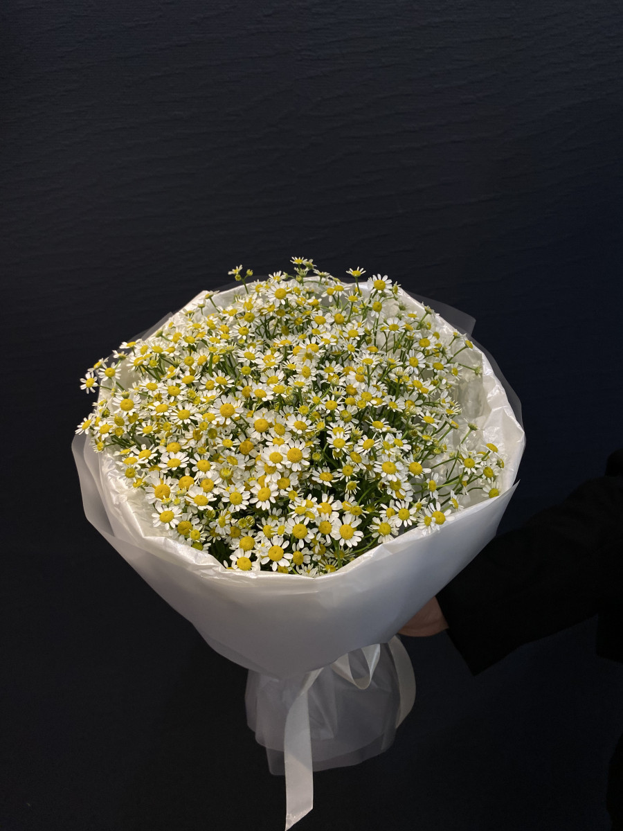 Букет из матрекарии "Ромашковый рай"