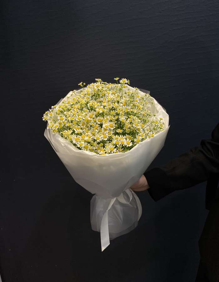 Букет из матрекарии "Ромашковый рай"