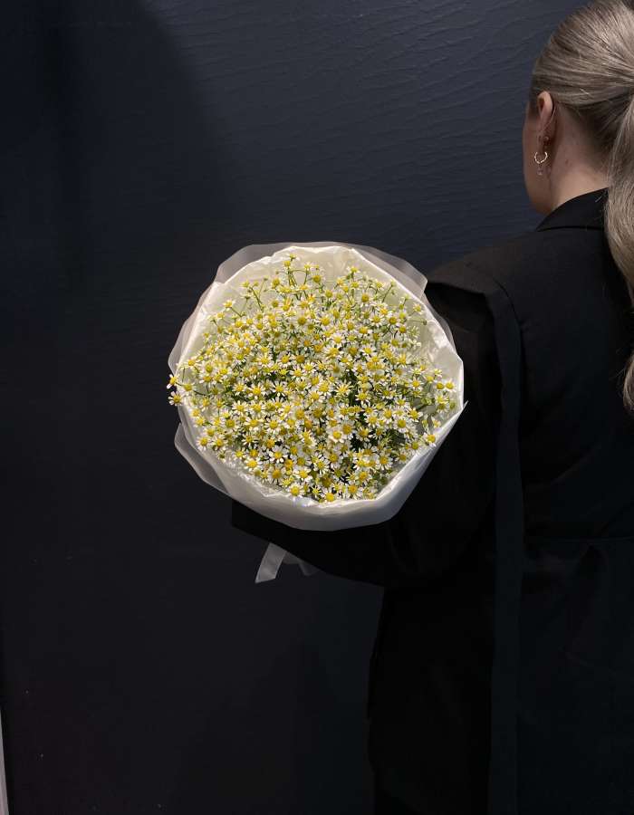 Букет из матрекарии "Ромашковый рай"