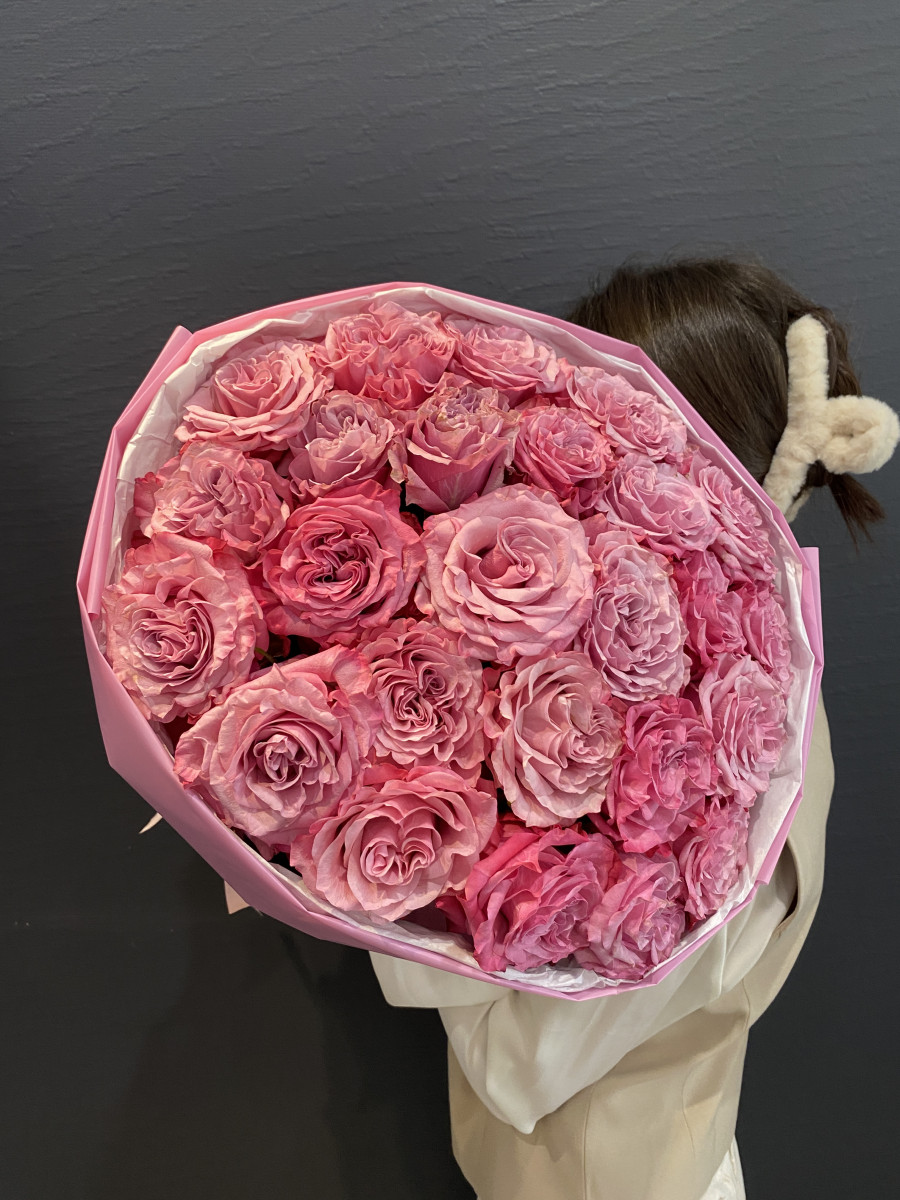 Букет из роз сорта Кантри Блюз "Признание в любви"