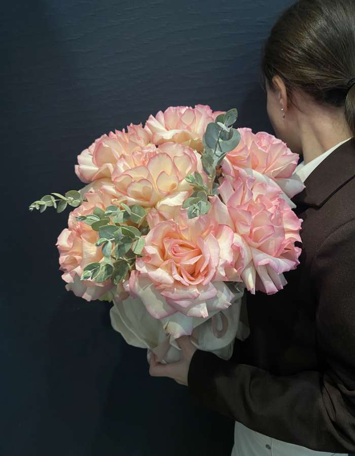 Шоппер с розой сорта Эсперанса(Esperance) "Корона"