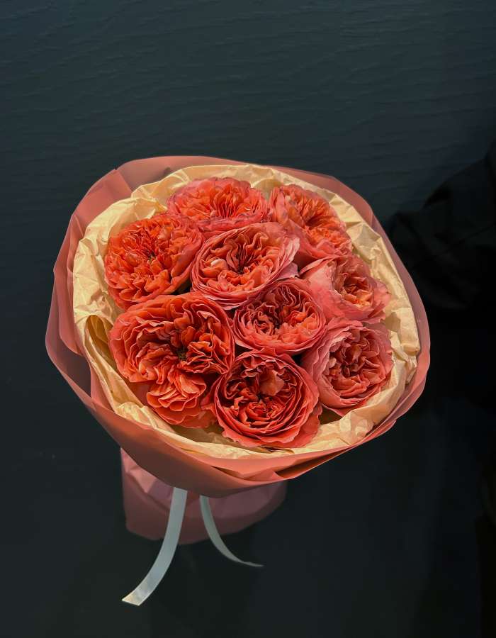 Букет из роз сорта Кэнди Экспрешн "От чистого сердца"