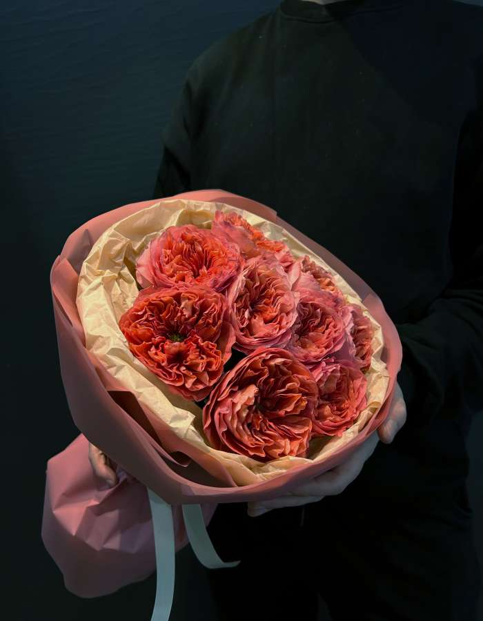 Букет из роз сорта Кэнди Экспрешн "От чистого сердца"